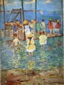 children on a raft 1896